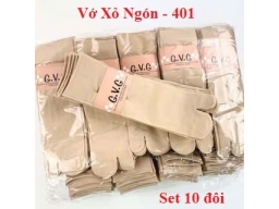 VỚ DA XỎ NGÓN 401 - LỐC 10 ĐÔI